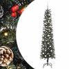vidaXL Artificial Christmas Tree with 300 LEDs with Stand Green 210 cm