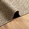 vidaXL Rug ZIZUR Beige 140x200 cm Jute Look Indoor and Outdoor