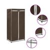 vidaXL Wardrobes 2 pcs Brown 75x50x160 cm