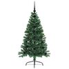 vidaXL Artificial Pre-lit Christmas Tree Green 120 cm PVC