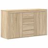 vidaXL Sideboard Sonoma Oak 120 x 36 x 69 cm Engineered Wood