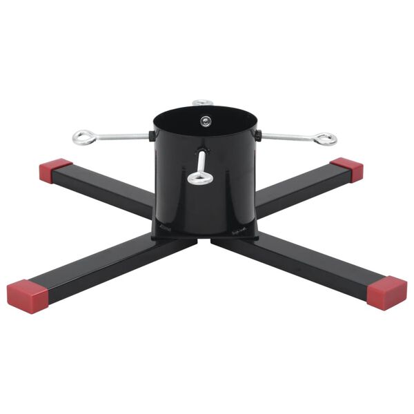 vidaXL Christmas Tree Stand Black 61x61x15.5 cm