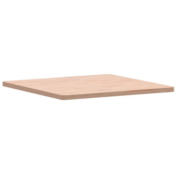 vidaXL Table Top 70x70x2.5 cm Square Solid Wood Beech