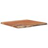 vidaXL Table Top 60x60x2.5 cm Square Solid Wood Acacia Live Edge