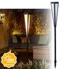 Luxform Solar LED Garden Light Torch Wehmouth Black and White
