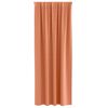 vidaXL Blackout Curtains with Rings 2 pcs Terracotta 260 x 140 cm