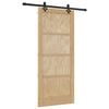 vidaXL Sliding Door ORKDAL Natural 86 x 198.5 cm Solid Pine Wood