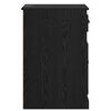 vidaXL Side Cabinet Black Oak 40 x 50 x 75 cm Engineered Wood
