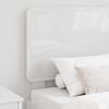 vidaXL Headboard Gloss White 75 cm Engineered wood
