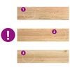 vidaXL Stair Treads 8 pcs Untreated 100x25x2 cm Solid Wood Oak