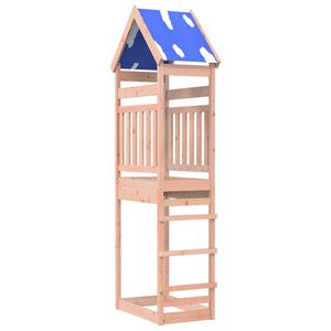 vidaXL Play Tower Brown 52.5 x 85 x 265 cm Solid Douglas Wood