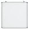 vidaXL Magnetic Whiteboard 40x40x1.7 cm Aluminium