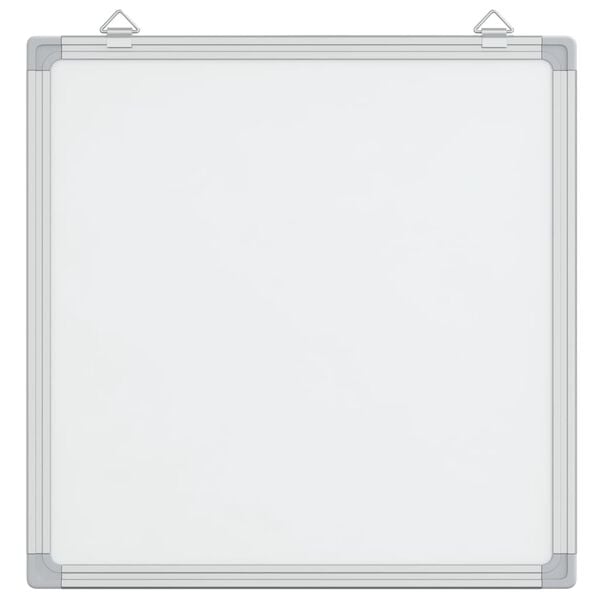 vidaXL Magnetic Whiteboard 40x40x1.7 cm Aluminium
