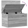 vidaXL Storage Box Grey Sonoma 60x35x35 cm Engineered Wood