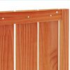 vidaXL Headboard Wax Brown 135 cm Solid Wood Pine