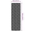 vidaXL Outdoor Carpet ARAKIL White and Black 80x250 cm PP