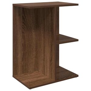 vidaXL Bedside Table Brown Oak 46.5x29x61 cm Engineered Wood