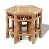 vidaXL Garden Stools 3 pcs Bamboo