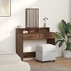 vidaXL Dressing Table Brown Oak 100 x 41 x 140 cm Engineered Wood