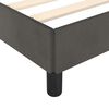 vidaXL Bed Frame without Mattress Dark Grey Super King Velvet