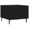 vidaXL Coffee Tables 2 pcs Black 50x50x40 cm Engineered Wood