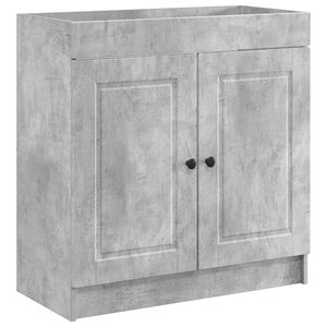 vidaXL Bathroom under Sink Cabinet Concrete Grey 56 x 37.5 x 81 cm