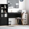 vidaXL Desk Black oak 90 x 40 x 76 cm Engineered wood