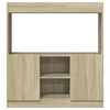 vidaXL Highboard Sonoma Oak 92x33x100 cm Engineered Wood