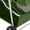vidaXL Folding Dog Stroller Green 80x46x98 cm Oxford Fabric