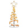 vidaXL LED Christmas Tree with Baubles 80 LEDs Warm White 120 cm