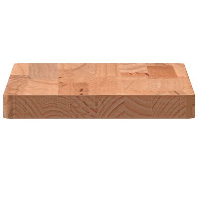 vidaXL Wall Shelf 40x20x2.5 cm Solid Wood Beech