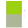 vidaXL Roller Blind Blackout Leaves Green 120x210 cm Fabric Width 116.6 cm Polyester