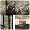 vidaXL Fishing Tent 4-Person Camouflage Waterproof