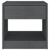 vidaXL Bedside Cabinets 2 pcs Grey 40x31x40 cm Solid Pinewood