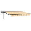 vidaXL Manual Awning Frame with LEDs 3 x 2 m Polyester with PU coating