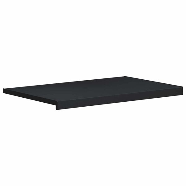 vidaXL Window Sill Anthracite with Wood Grain 100 x 50 x 4.5 cm PVC