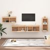 vidaXL TV Cabinets 4 pcs Solid Wood Pine