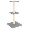 vidaXL Cat Tree with Sisal Scratching Posts Light Grey 73 cm