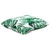 vidaXL Sofa Cushions 4 pcs Leaf Pattern 60x60 cm Fabric