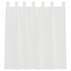 vidaXL Voile Curtains with Loops 2 pcs White 140x140 cm