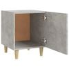 vidaXL Bedside Cabinet Concrete Grey Engineered Wood