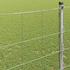 vidaXL Field Fence Grey 1.5 x 10 m Steel