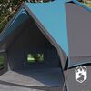 vidaXL Teepee Tent with Roof Blue and Grey 388 x 320 x 169 cm