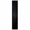 vidaXL Kitchen Rug Black 300 x 60 cm Velvet
