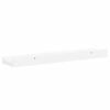 vidaXL Picture Frame Ledge Shelves 2 pcs White 40x9x3 cm MDF