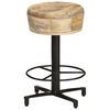 vidaXL Bar Stools 2 pcs 52 cm Solid Mango Wood