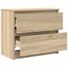 vidaXL TV Cabinet Sonoma Oak 60x35x54 cm Engineered Wood