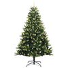 vidaXL Artificial Hinged Christmas Tree 300 LEDs Green 240 cm