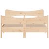vidaXL Bed Frame without Mattress 160x200 cm Solid Wood Pine