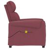 vidaXL Massage Chair Wine Red Fabric